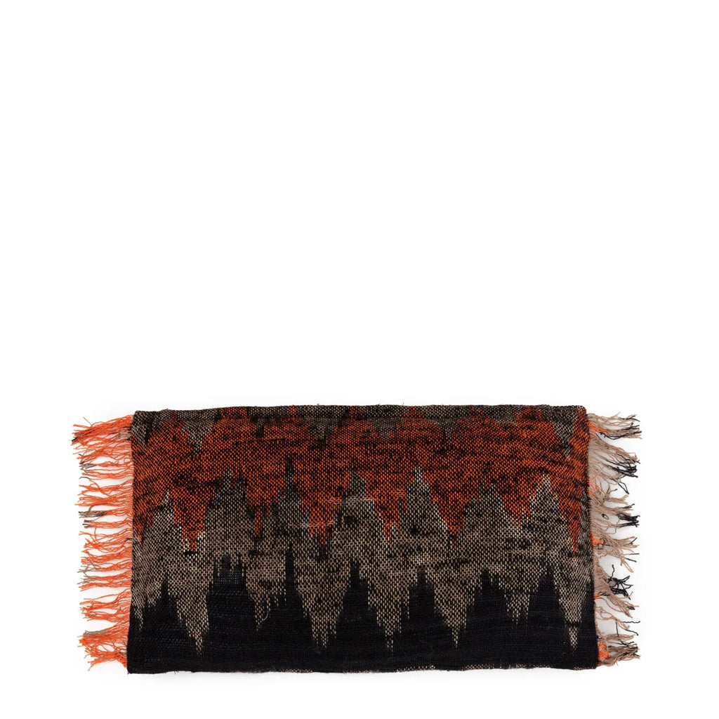 Housse de coussin De Oh My Gee - Noir Orange - 30x50