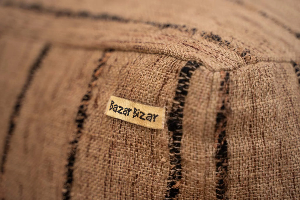 Le pouf Oh My Gee - Beige Noir