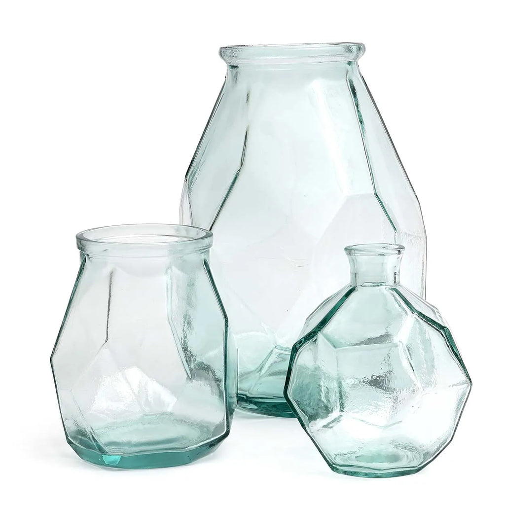 Le Long Vase Origami - Bleu