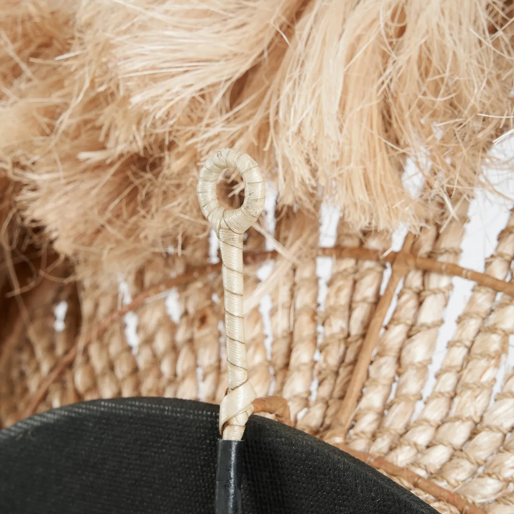 Le miroir Abaca Solomon - Naturel