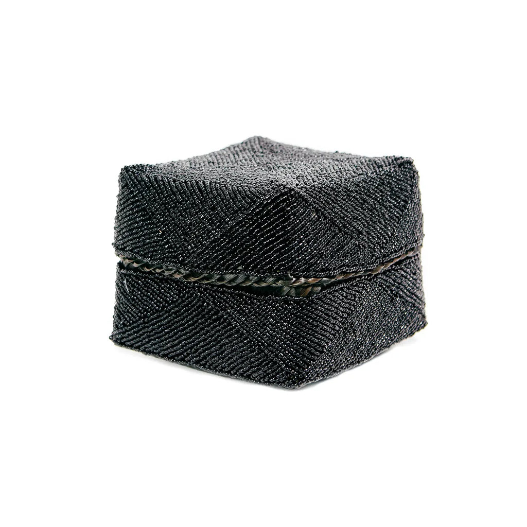 Le panier perlé - Noir - M