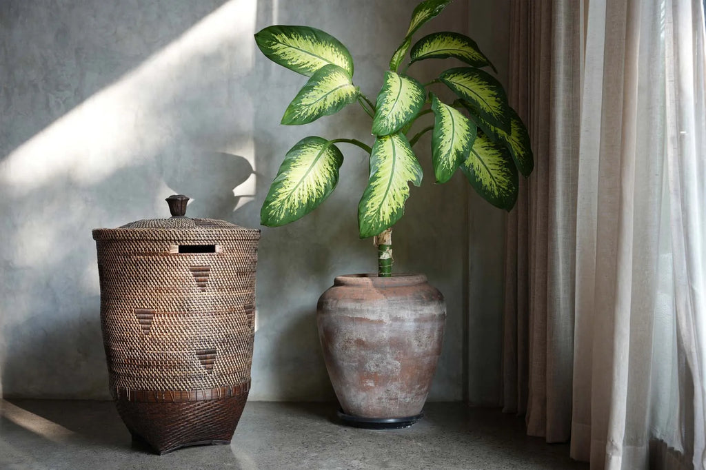 Le panier à linge colonial - Marron naturel - XL