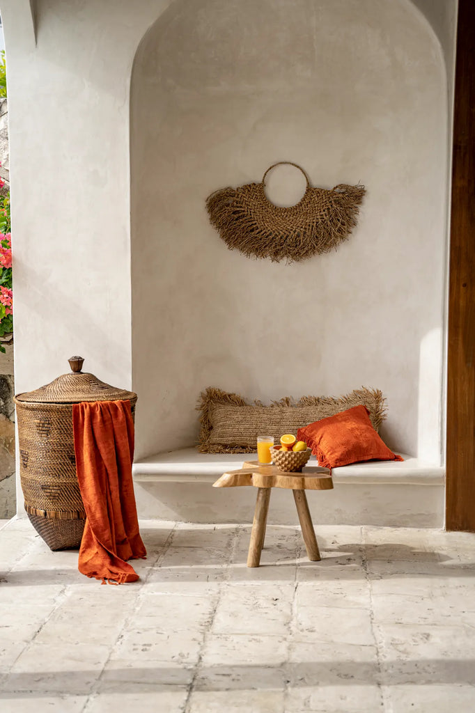 Le panier à linge colonial - Marron naturel - XL