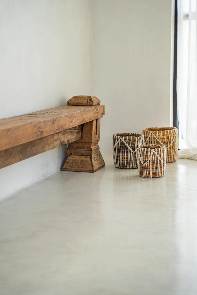 Le panier Macra-mazing - Blanc naturel - M