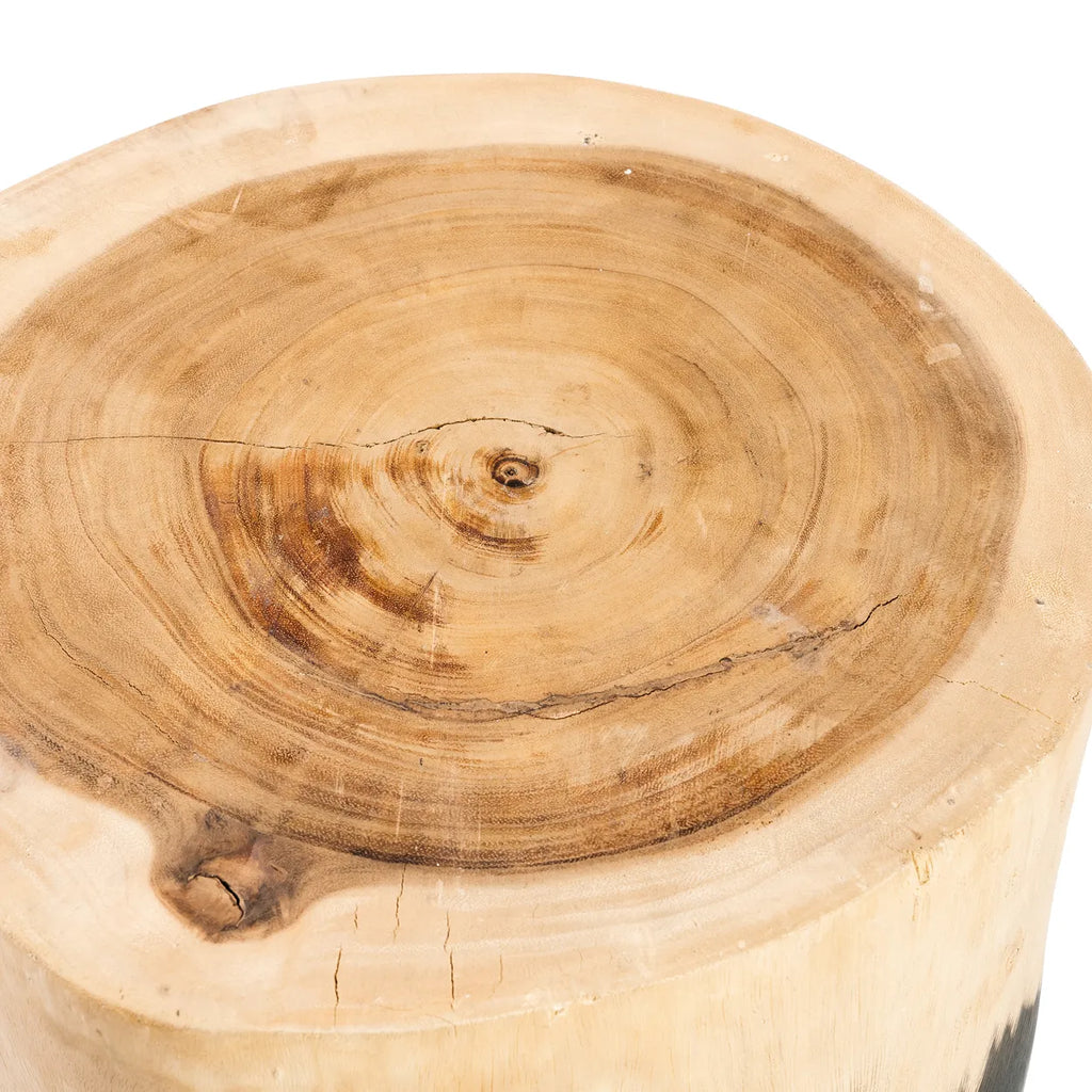 Le tabouret Morocho - Noir Naturel