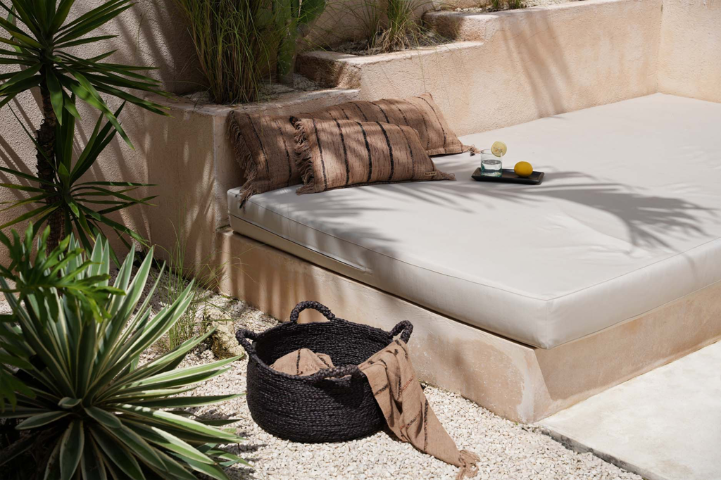 La housse de coussin Oh My Gee - Beige Noir - 30x50