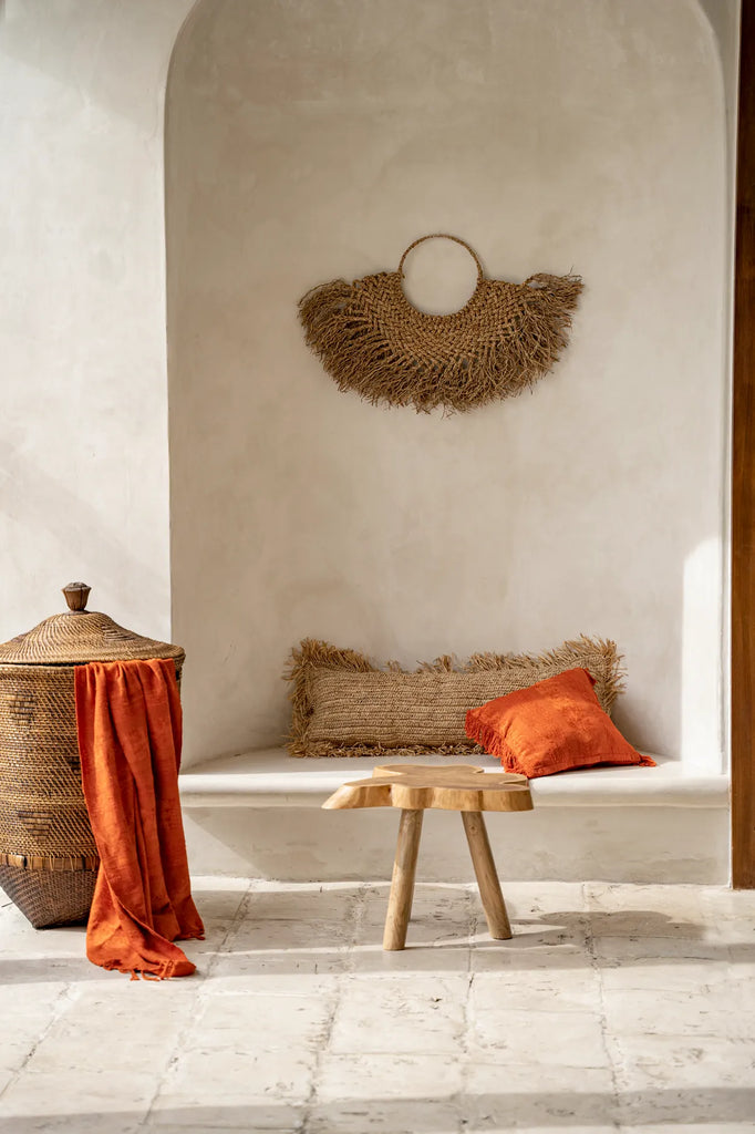 Housse de coussin Oh My Gee - Velours rouille - 40x40