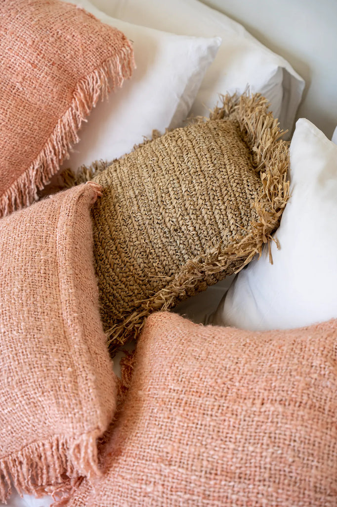 Housse de coussin Oh My Gee - Rose saumon - 35x100