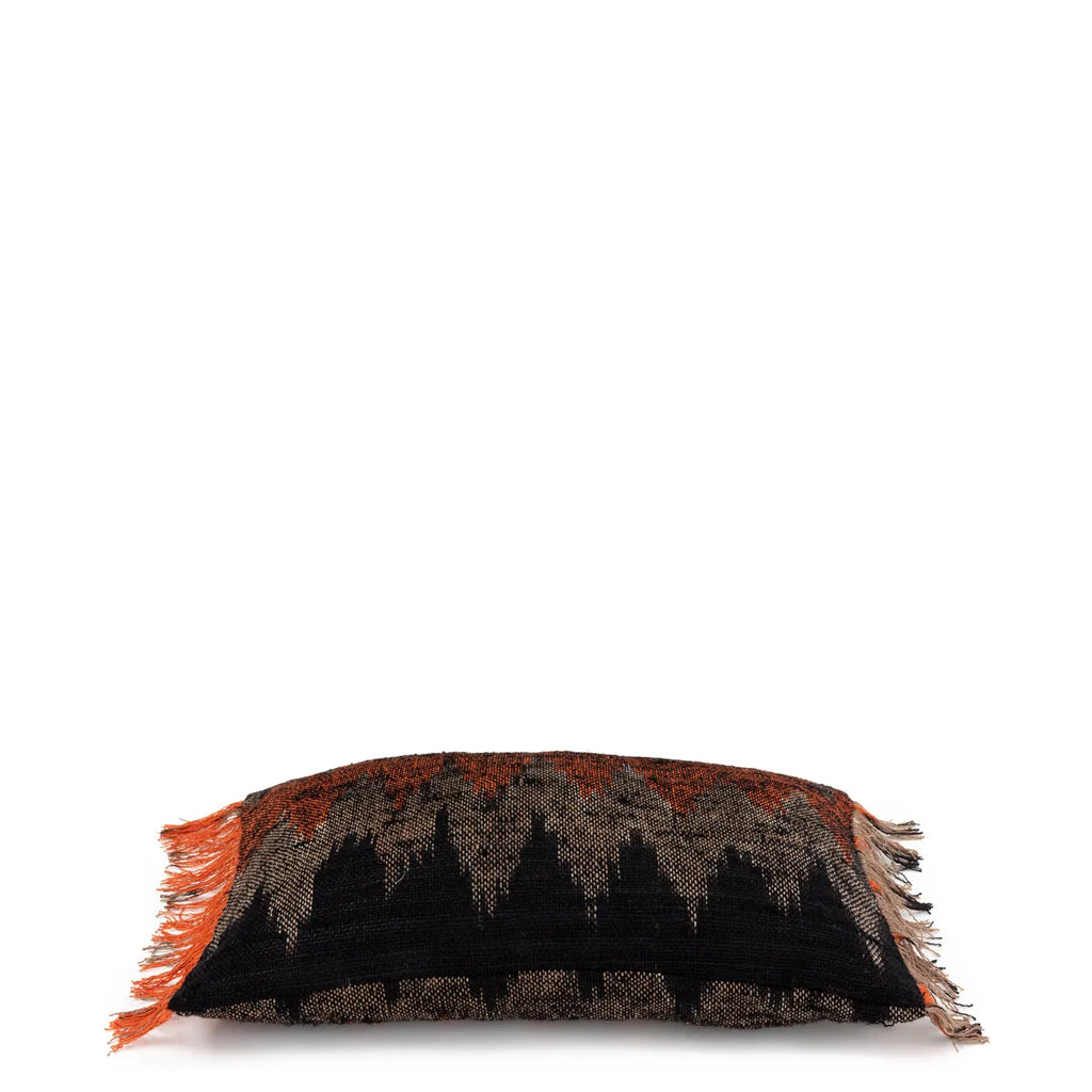 Housse de coussin De Oh My Gee - Noir Orange - 30x50