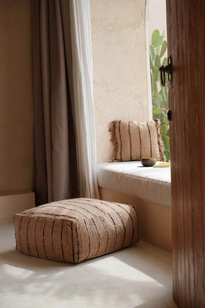 Le pouf Oh My Gee - Beige Noir