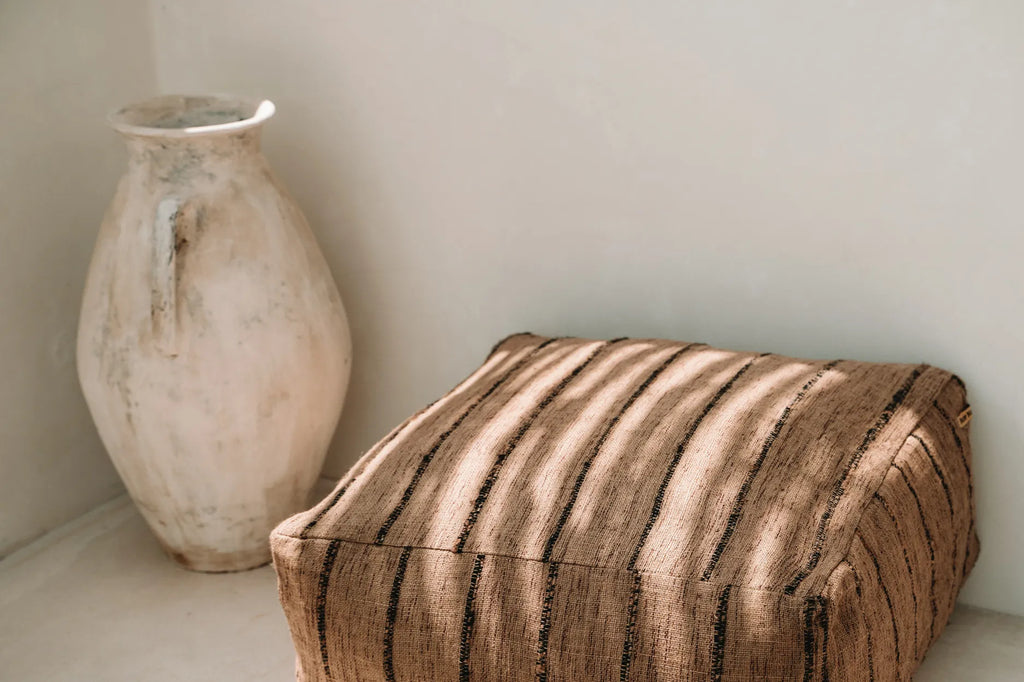 Le pouf Oh My Gee - Beige Noir