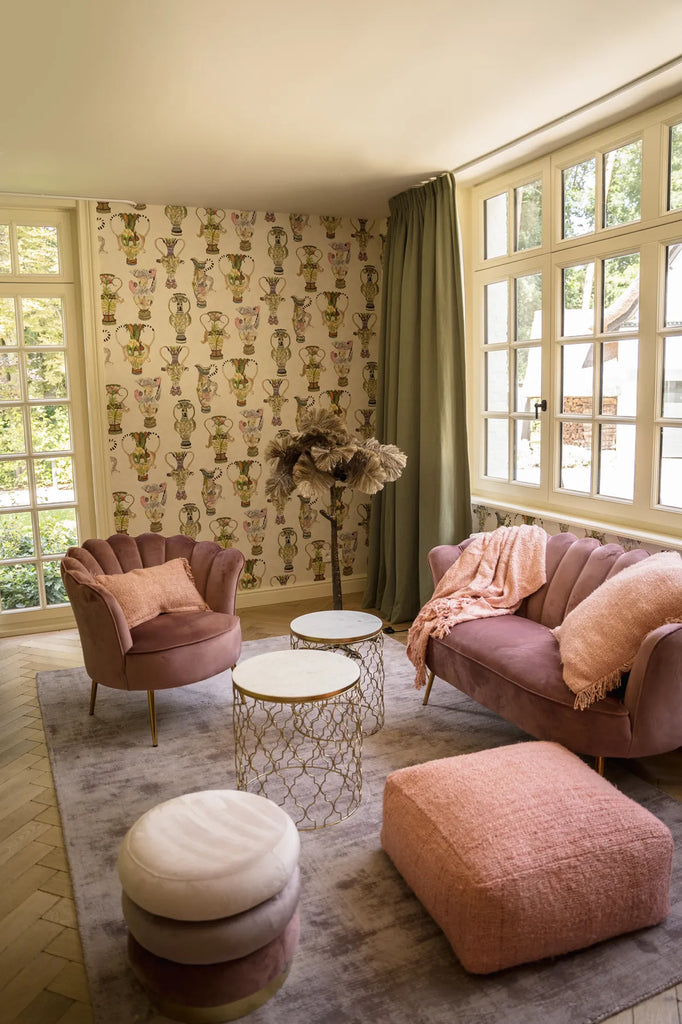 Le Oh Mon Dieu Pouf - Saumon Rose