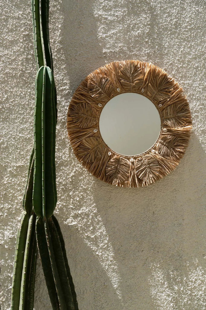 Le miroir Palm Tree - Naturel - M