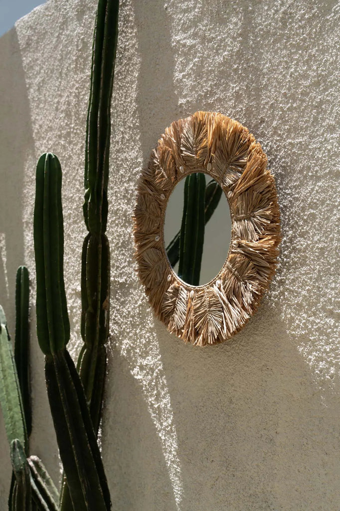Le miroir Palm Tree - Naturel - M