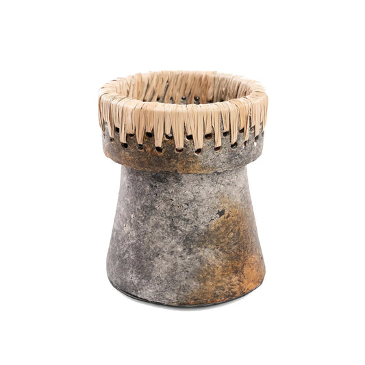 Le joli porte-bougie - Gris antique - M