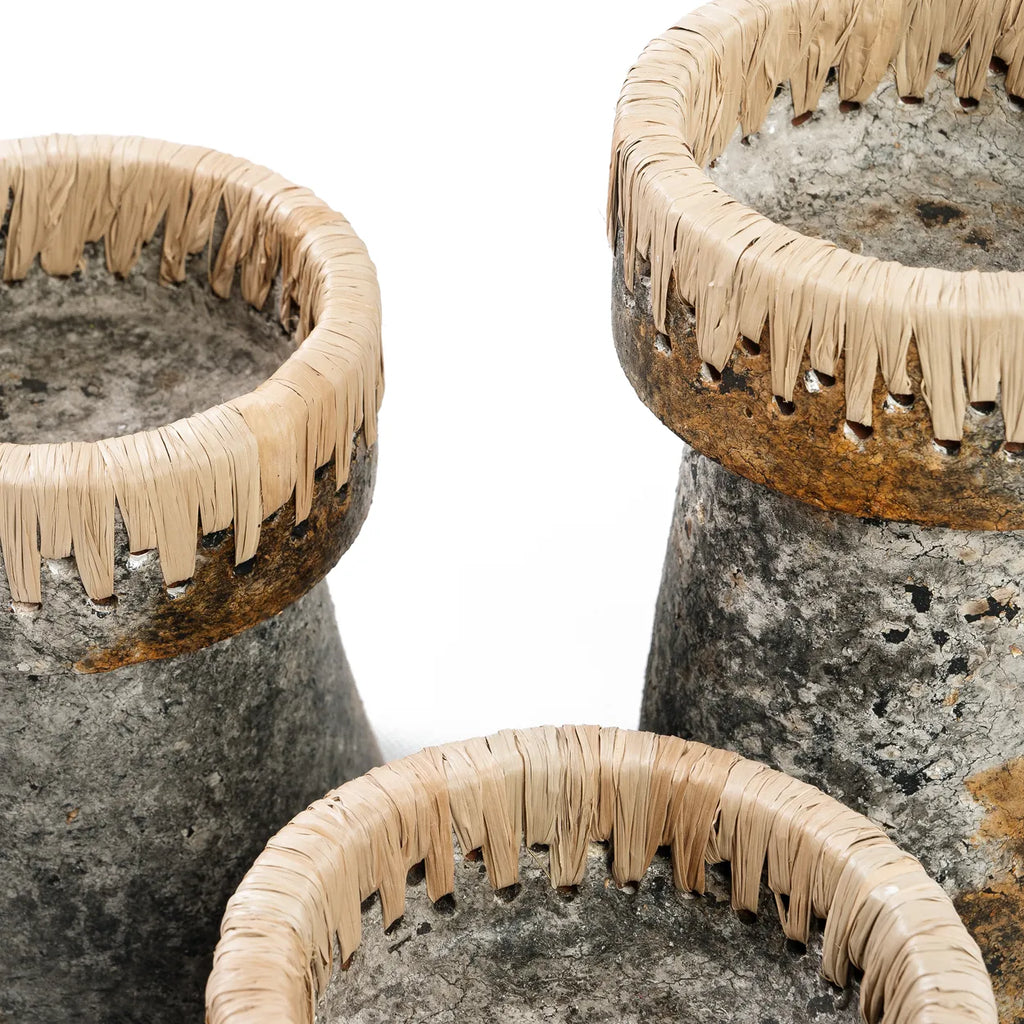 Le joli porte-bougie - Gris antique - M