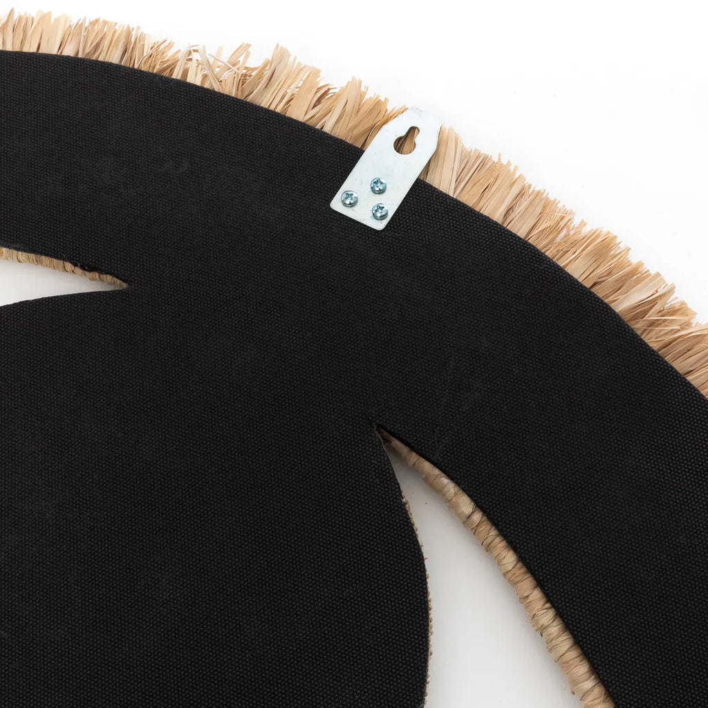 Le miroir Raffia Eye - Naturel - M