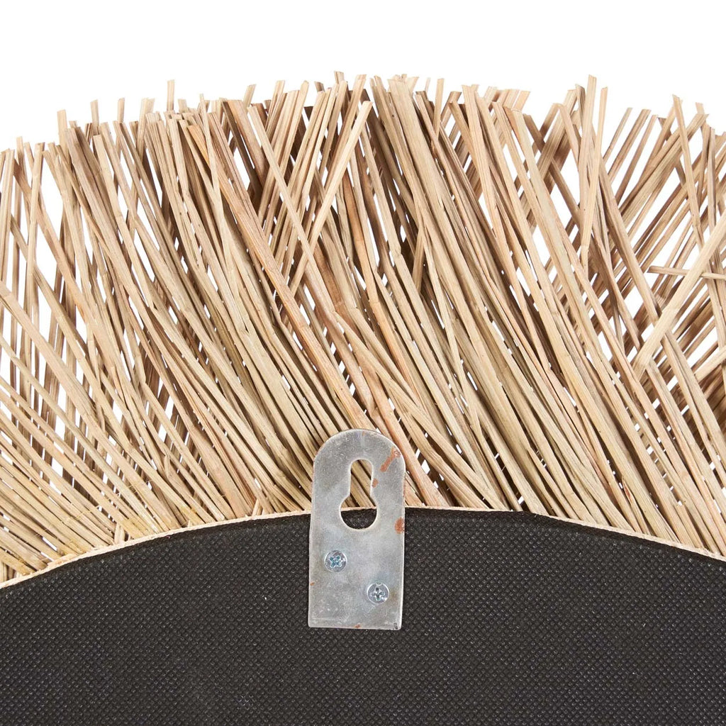 Miroir en rotin - Naturel - M