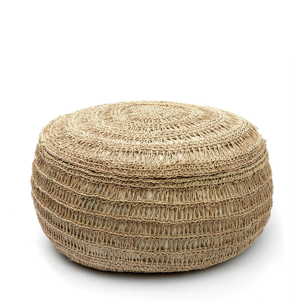 Le pouf en herbe marine - Naturel - M