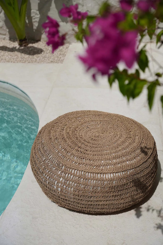 Le pouf en herbe marine - Naturel - M