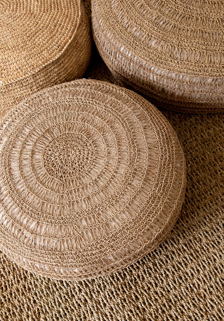 Le pouf en herbe marine - Naturel - M