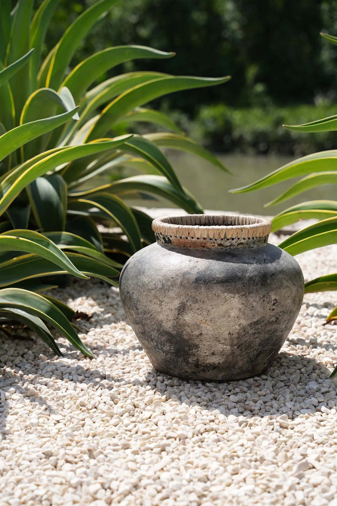 Le vase Styly - Gris antique - L