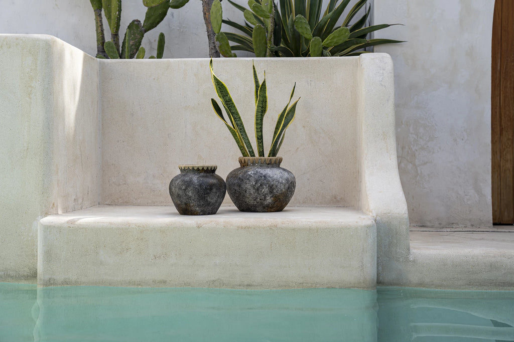 Le vase Styly - Gris antique - M