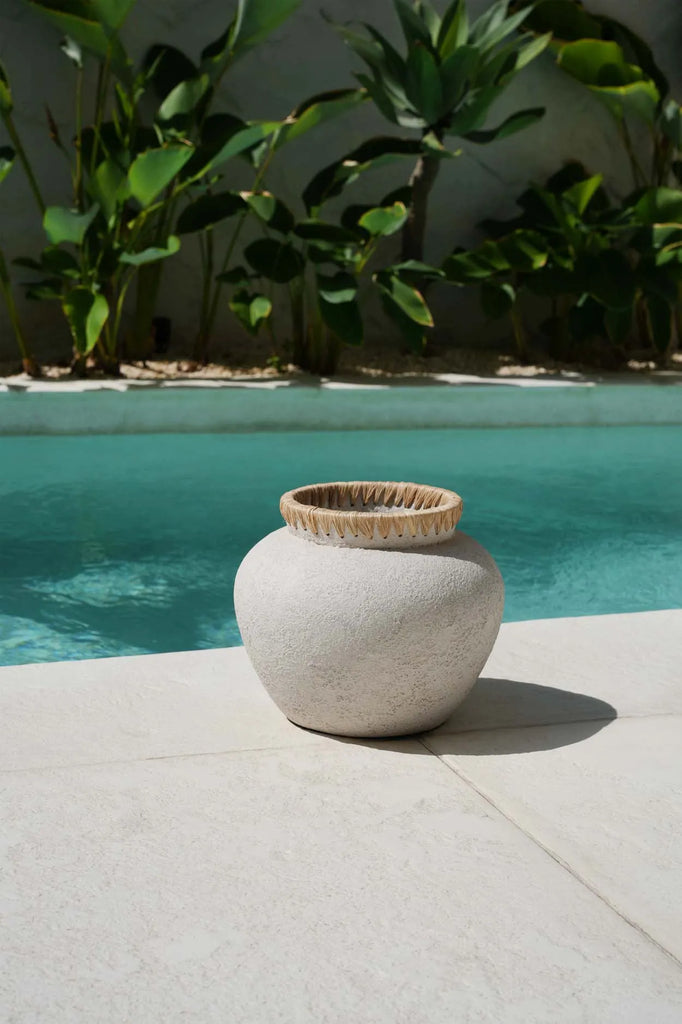 Le vase Styly - Béton naturel - M