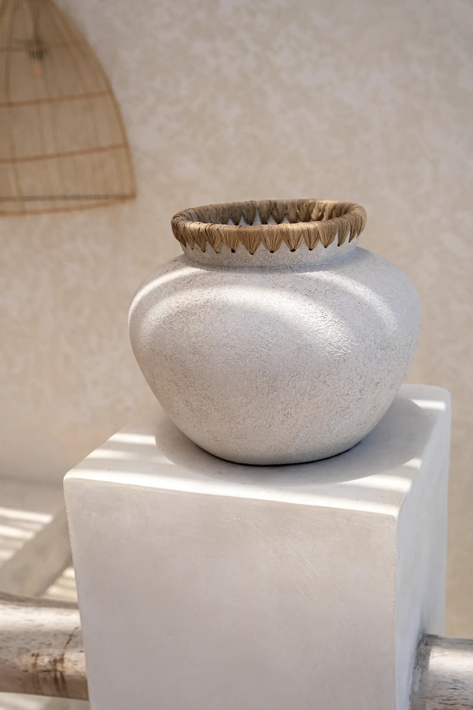 Le vase Styly - Béton naturel - M