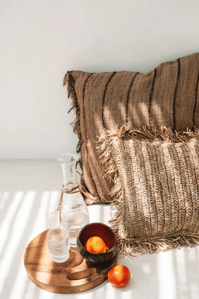 Le plateau en racine de teck - Naturel - S