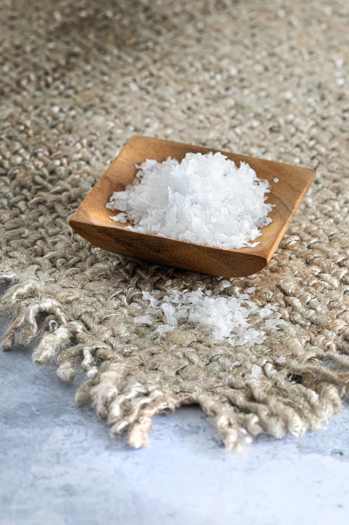 Le plateau de sel en racine de teck - XS