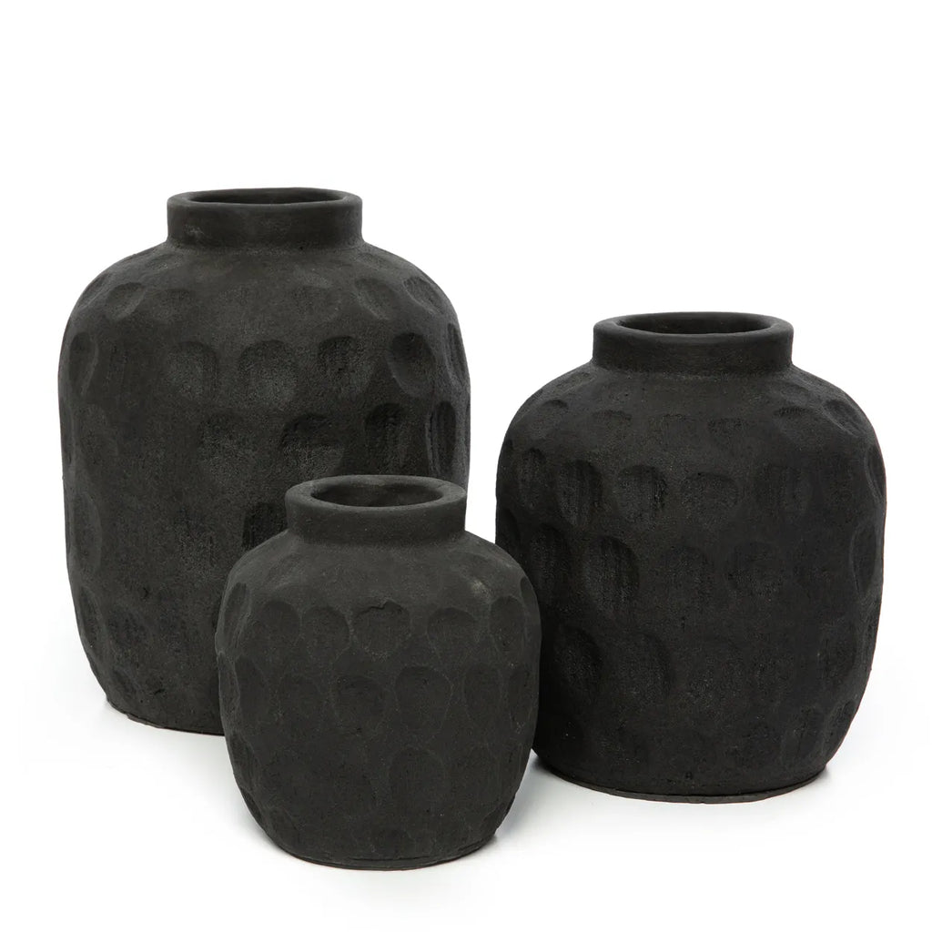 Le vase tendance - Noir - L