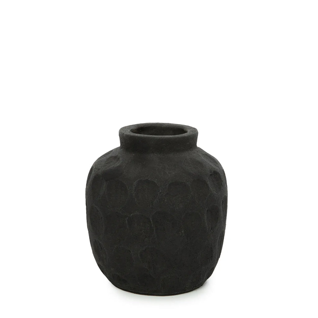 Le vase tendance - noir - S