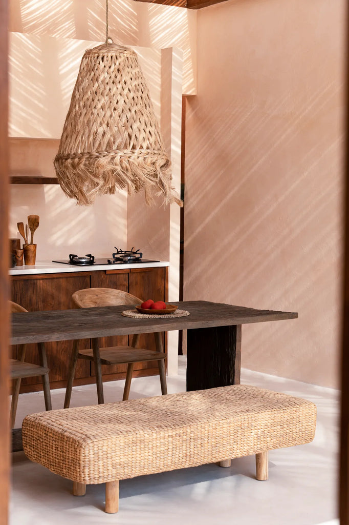 Le banc de jacinthe d'eau