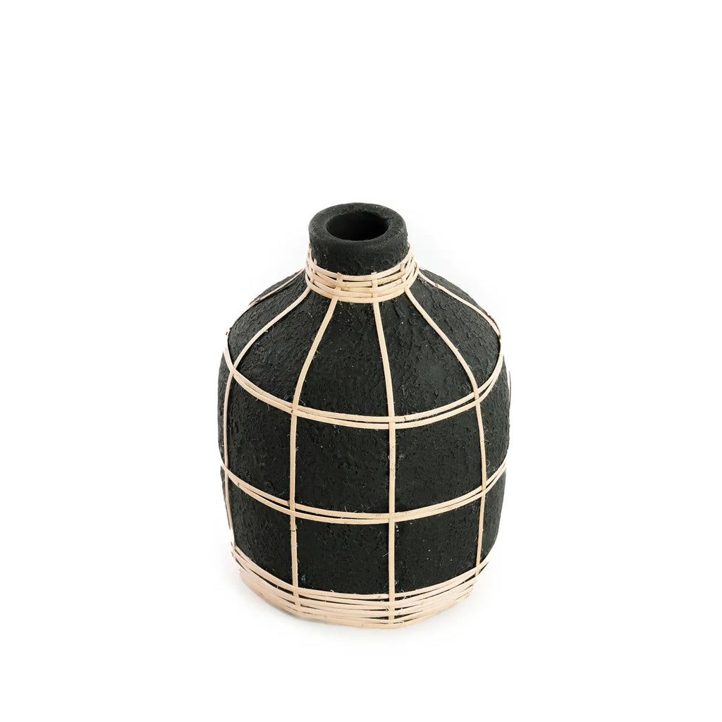 Le vase Whoopy - Noir Naturel - S