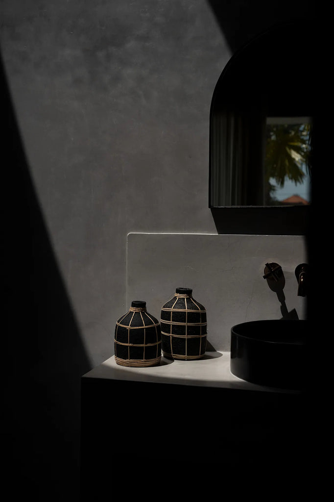 Le vase Whoopy - Noir Naturel - S