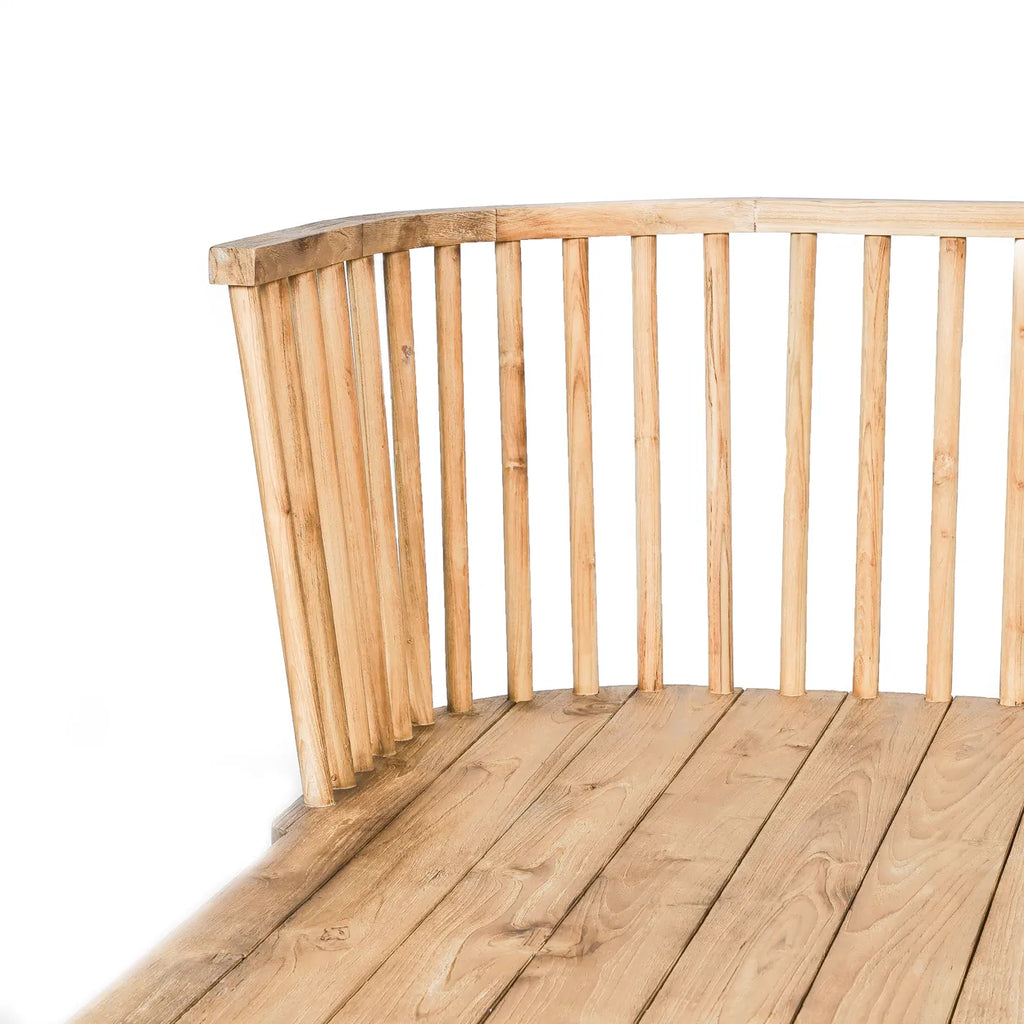 Le lit de jour double Malawi - Blanc naturel