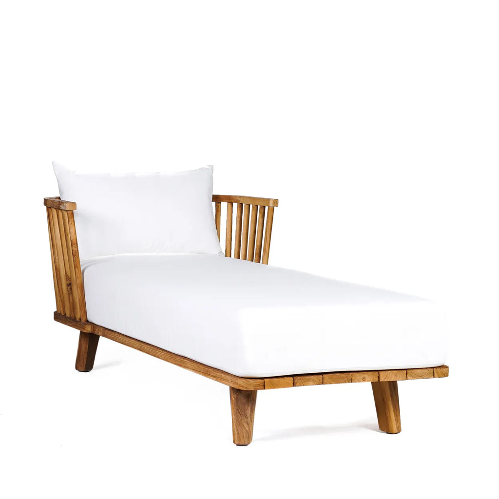 Le lit de jour Malawi - Blanc naturel