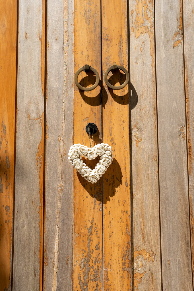 Le coquillage coeur - Blanc - L