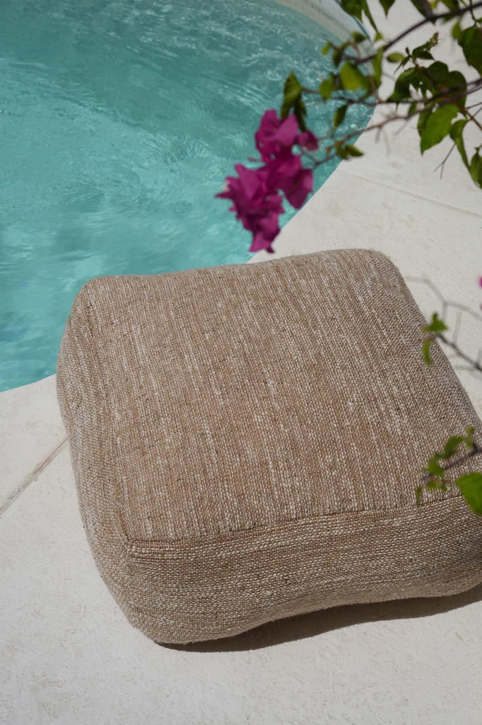 Le pouf confortable - beige