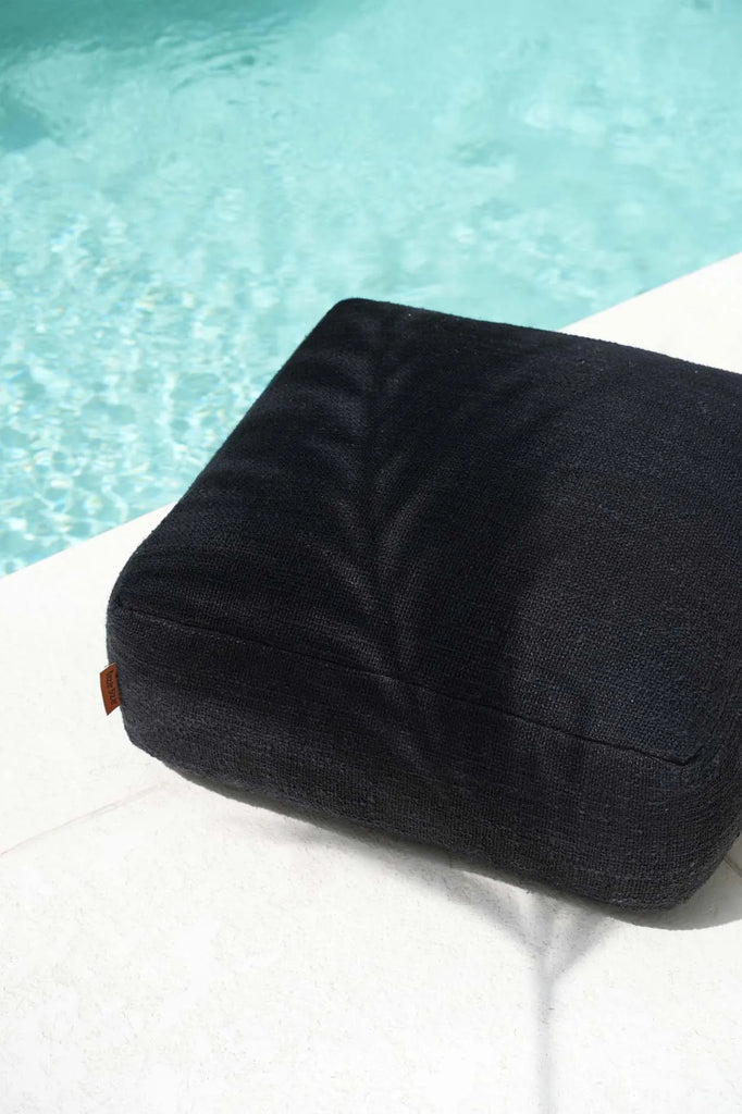 Le pouf confortable - Noir